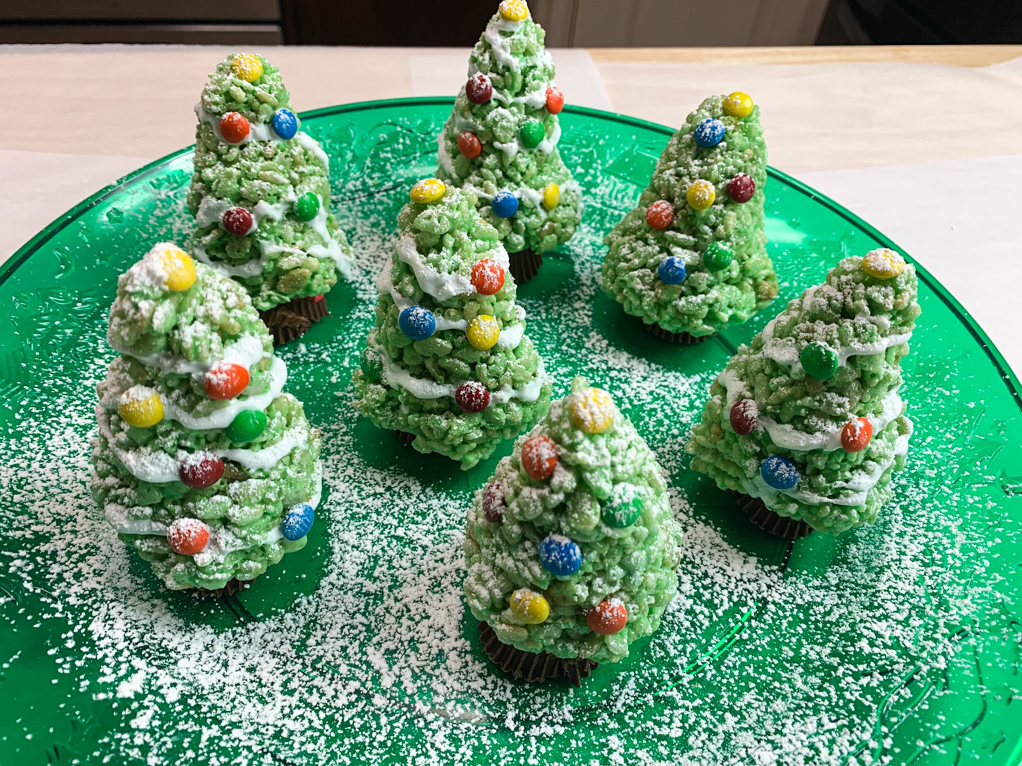 Rice Krispies Christmas Trees Catherine S Plates