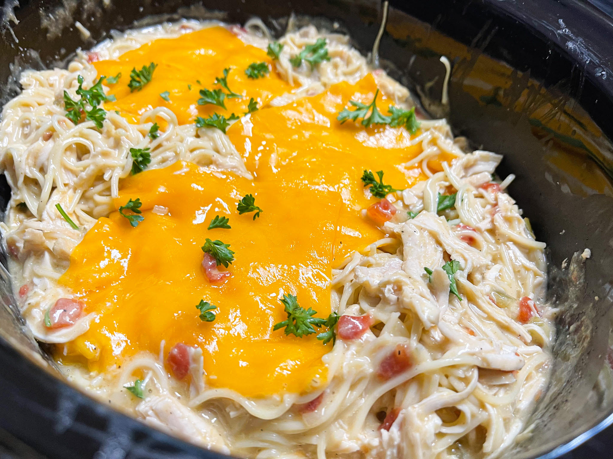 Crockpot Chicken Spaghetti Catherine S Plates