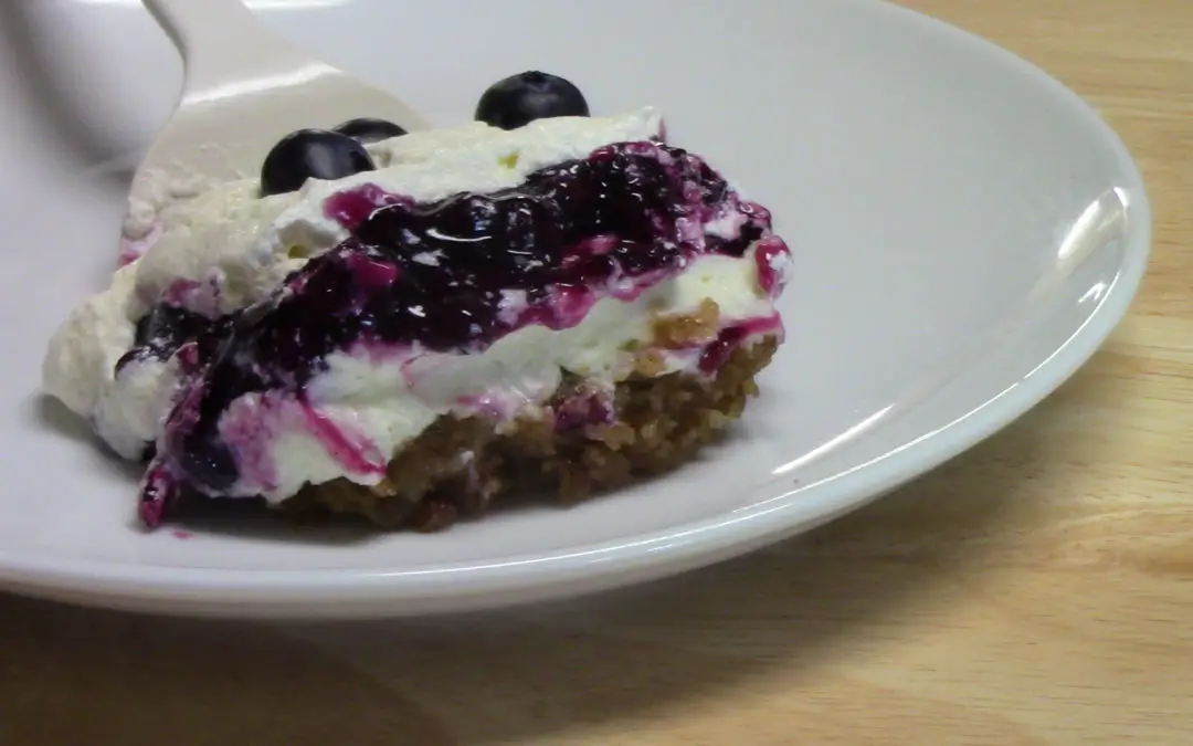 Delightful Blueberry 4 Layer Pie