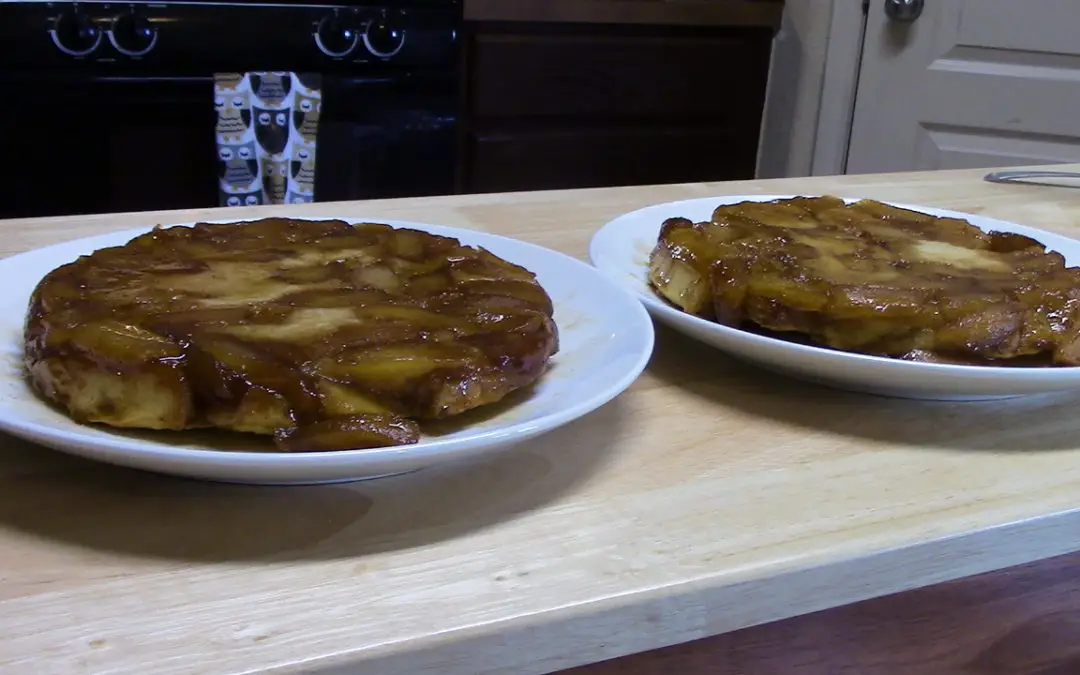 Caramelized Apples Upside Down Cake
