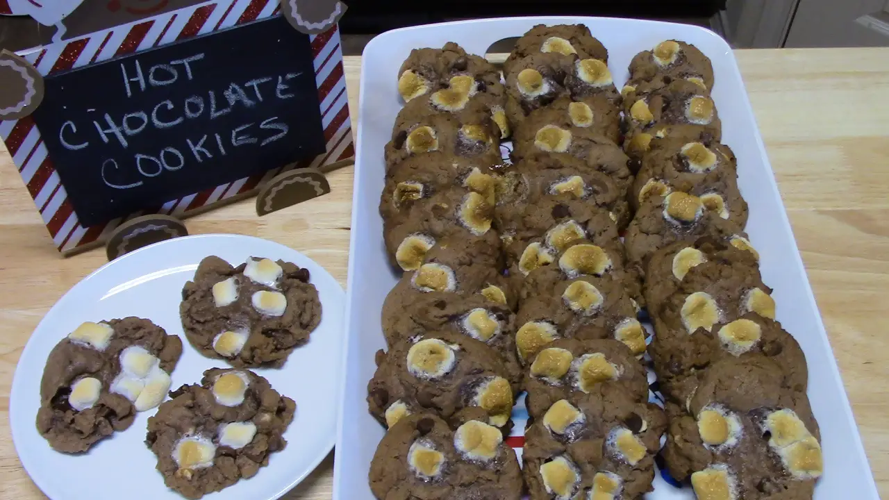 Hot Chocolate Cookies