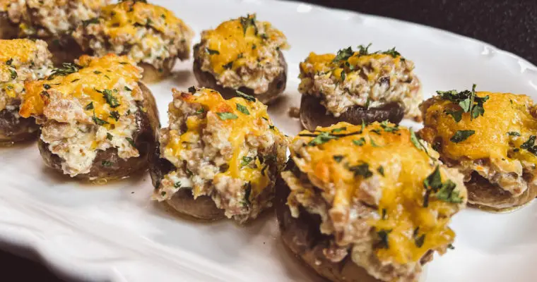 Sausage Stuffed Mushrooms