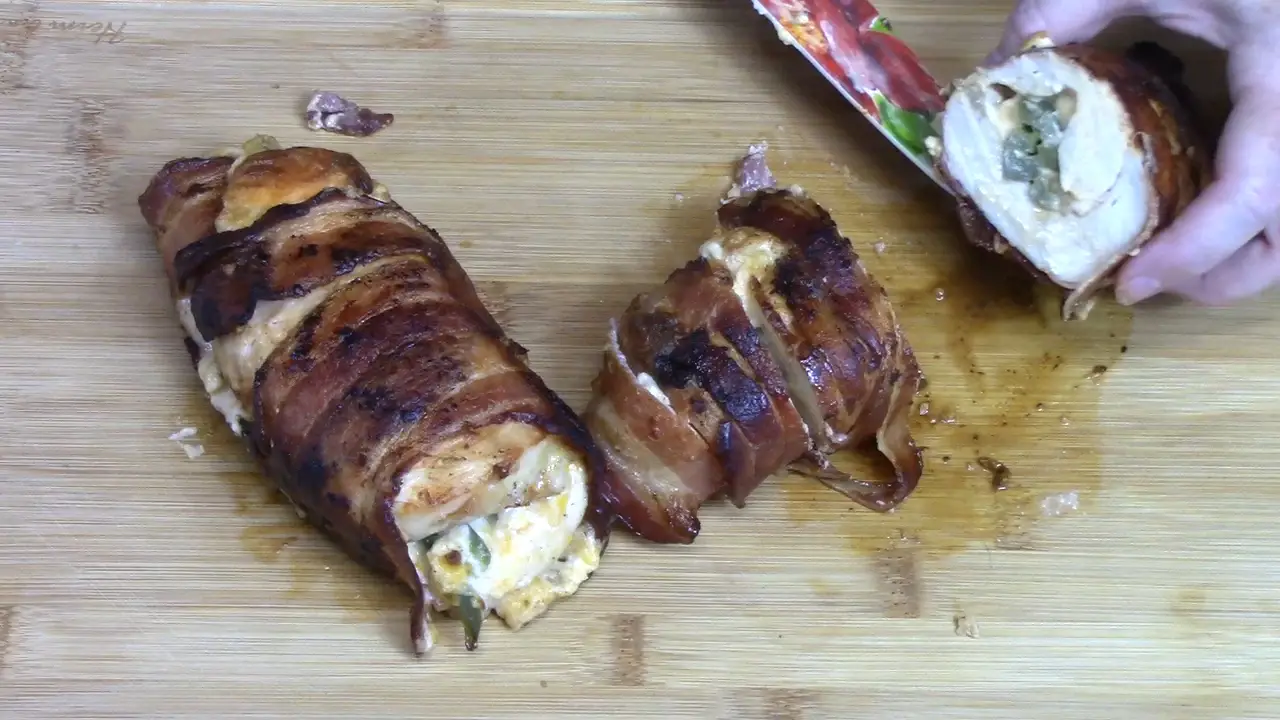 Jalapeno Popper Bacon Wrapped Chicken