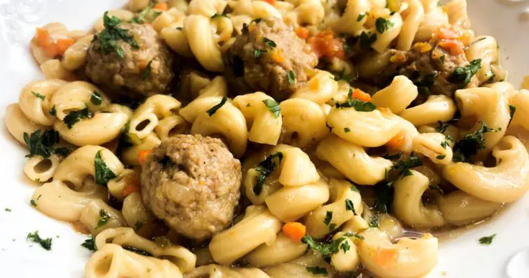 Instant Pot Meatballs and Pasta