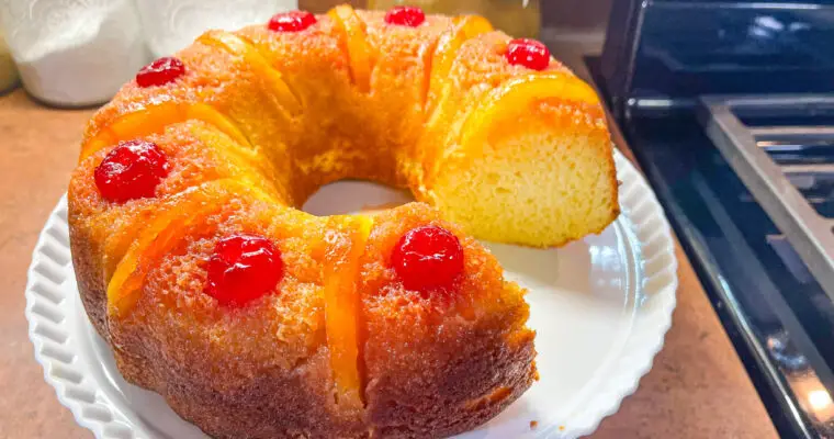 Pineapple Upside Down Bundt Cake