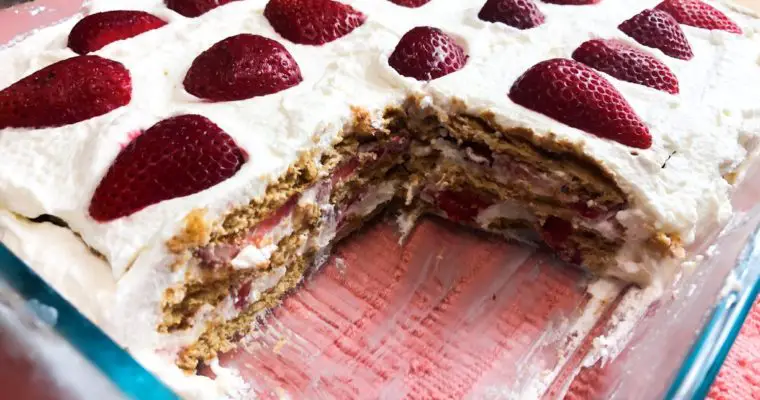 Strawberry Icebox Cake