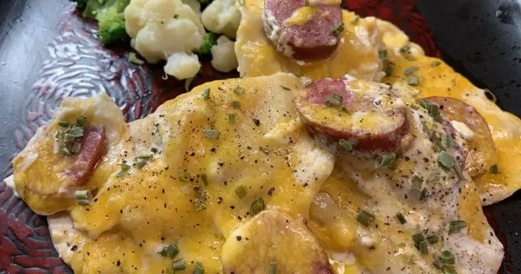 Pierogi & Sausage Casserole