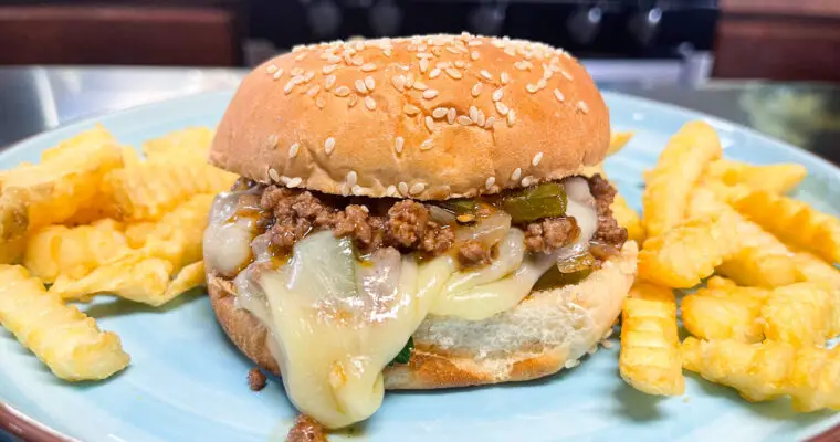 Philly Cheesesteak Sloppy Joes