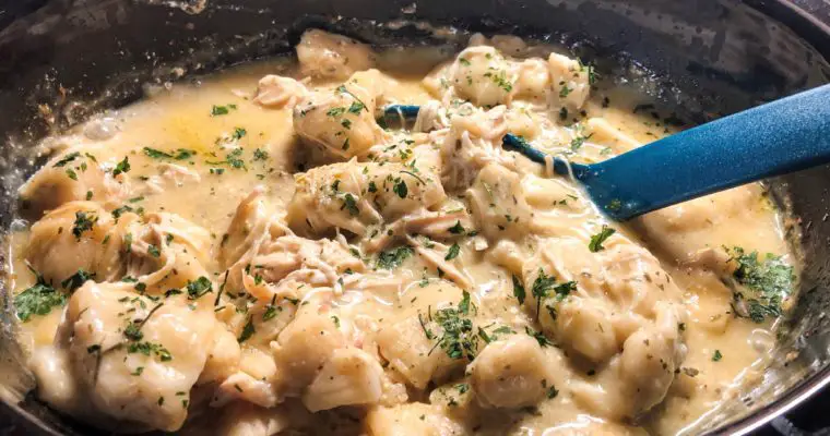 Crockpot Chicken & Dumplings