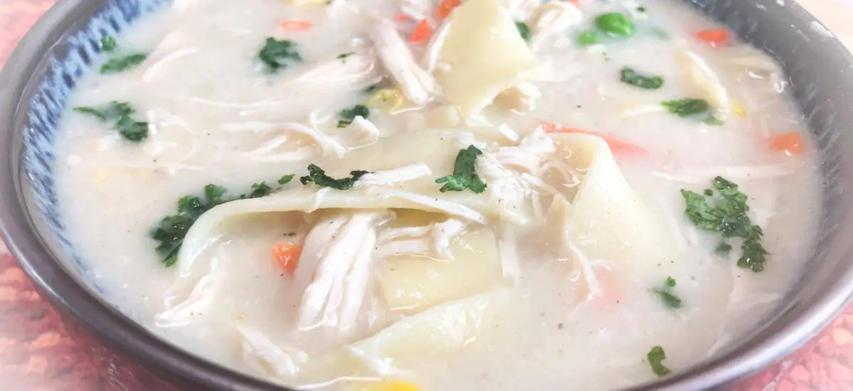 Crockpot Creamy Chicken Noodle Soup Catherine's Plates