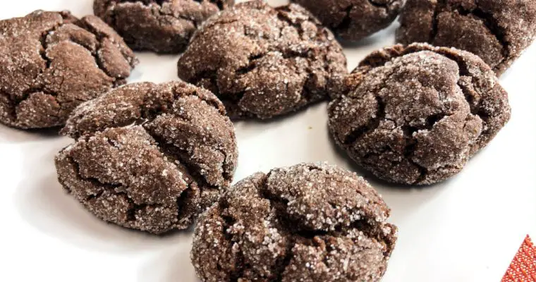 Chocolate Cookies with Fudge Center