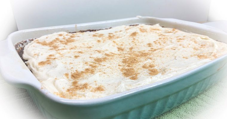 Gingerbread Cake with Vanilla Frosting