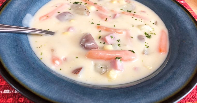 Ham Potato Cheddar Soup