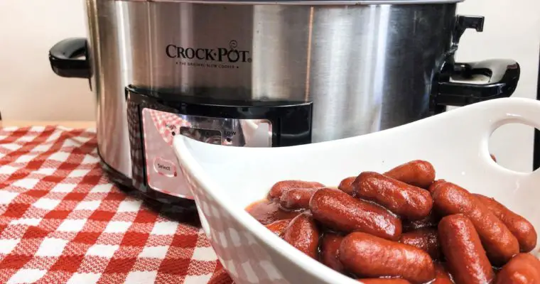 3 Ingredient Crockpot Smokies-Cranberry Chili Sauce