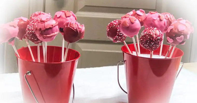 Easy Cake Pops – Valentine’s Day or any Occasion