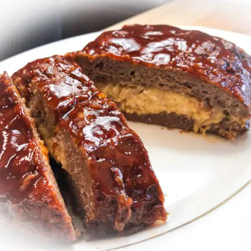 Crockpot Meatloaf Stuffed with Cheese Catherine's Plates