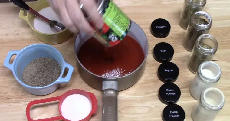 Easy & Fast Pizza Sauce