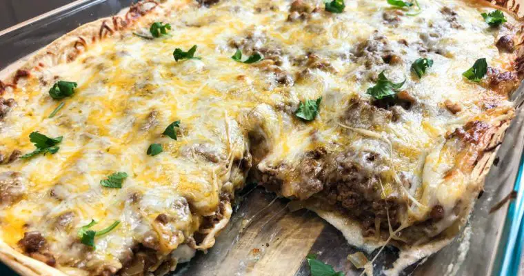 Best Beefy Burrito Casserole