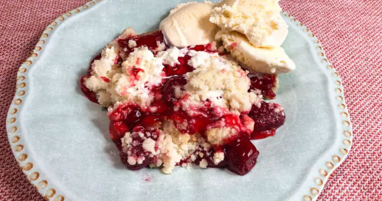 Strawberry Cheesecake “Dump Cake” Recipe