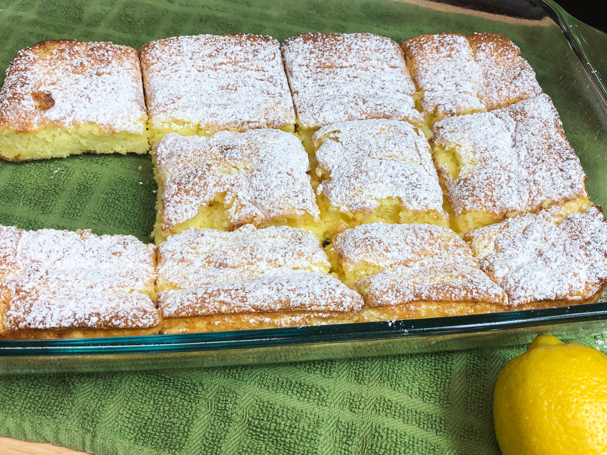 how to make lemon bars with lemon cake mix