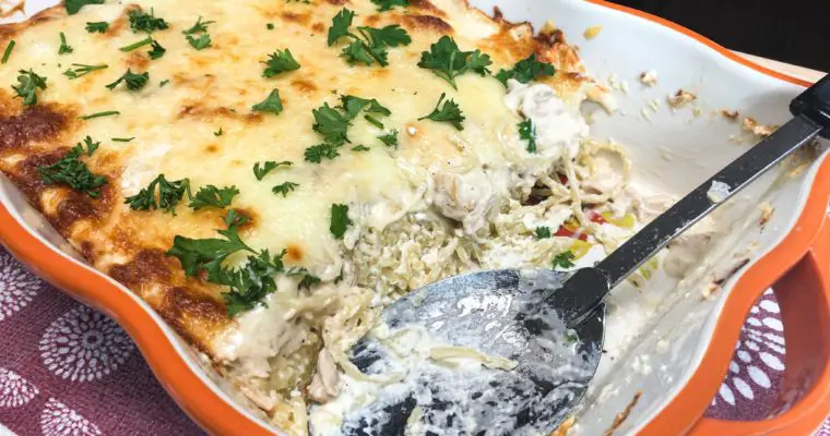 Million Dollar Chicken Alfredo Casserole