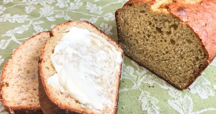 3 Ingredient Banana Bread