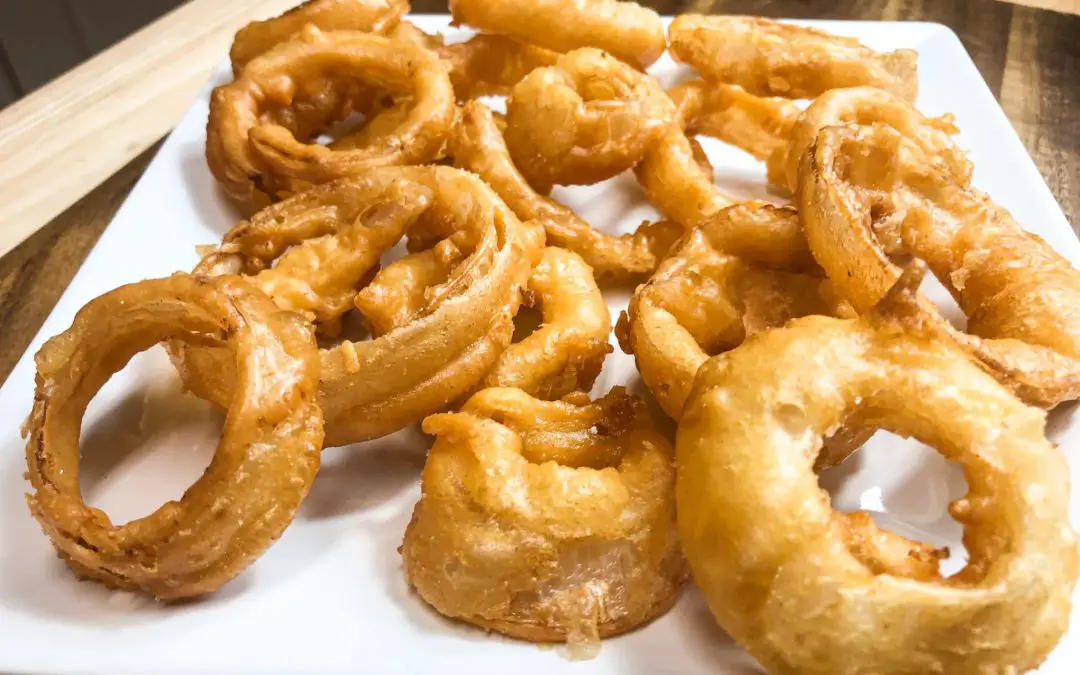 One Bowl Battered Onion Rings