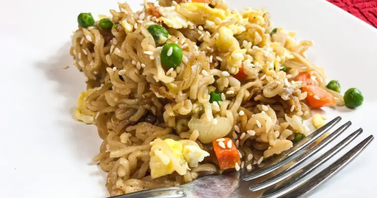 Easy Vegetable Fried Ramen