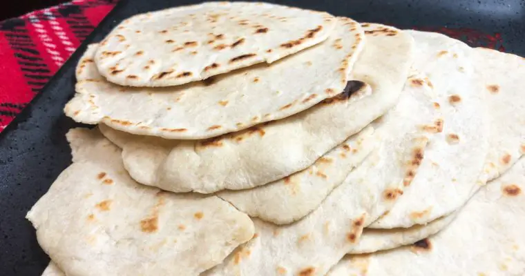 Homemade Flour Tortillas Recipe