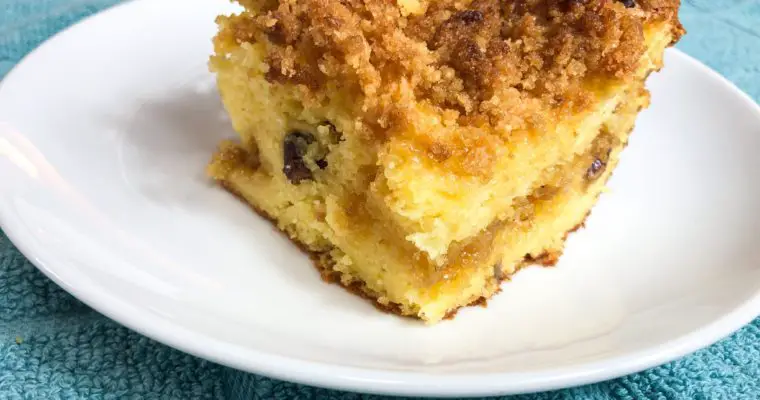 Coffee Cake using Cake Mix