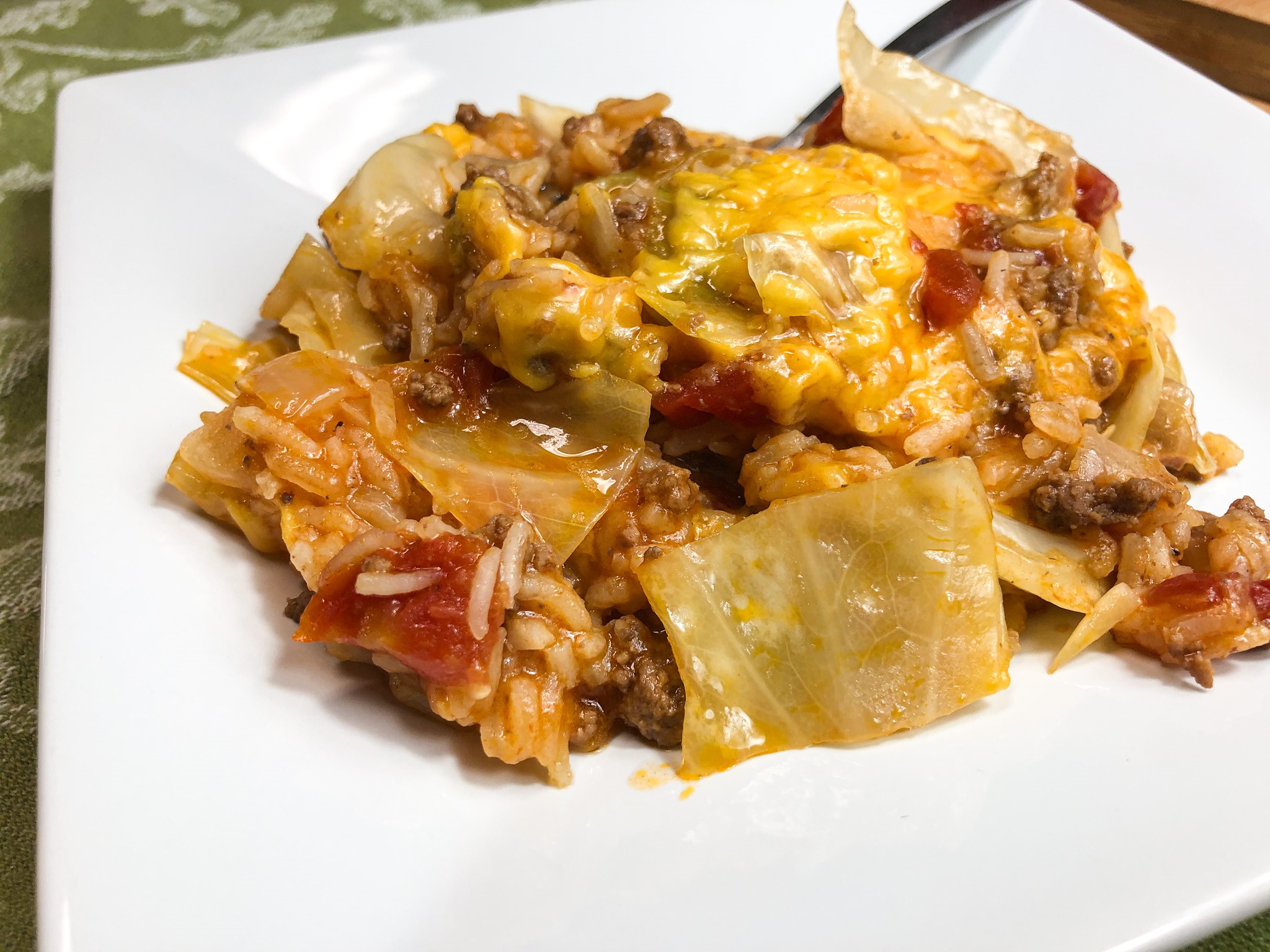 One Skillet Cabbage Roll Casserole Catherine's Plates
