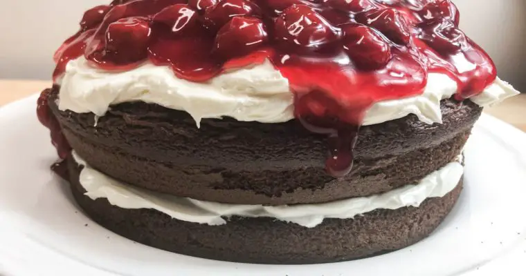 Simple Black Forest Cake