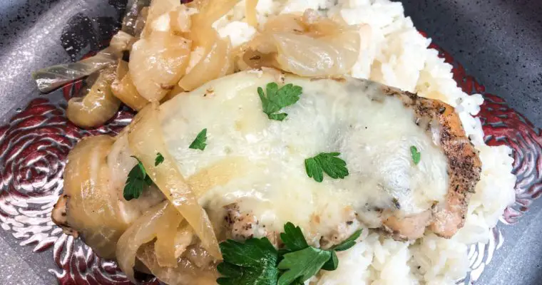 Crockpot French Onion Chicken