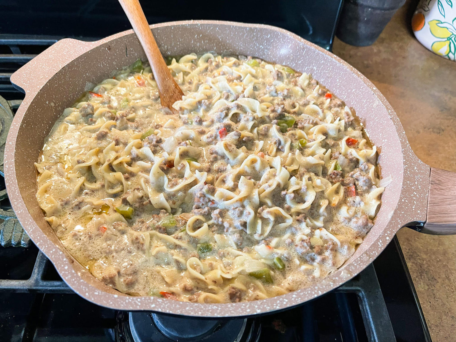 One Skillet Ground Beef Stroganoff 30 Minute Meal – Catherine's Plates