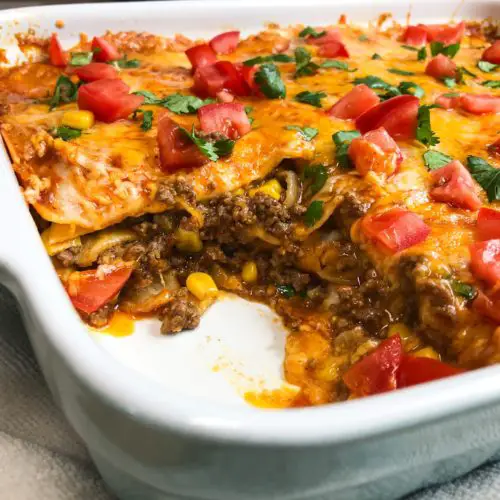 Beefy Enchilada Casserole – Catherine's Plates