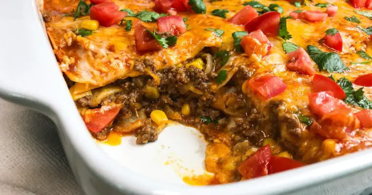 Beefy Enchilada Casserole