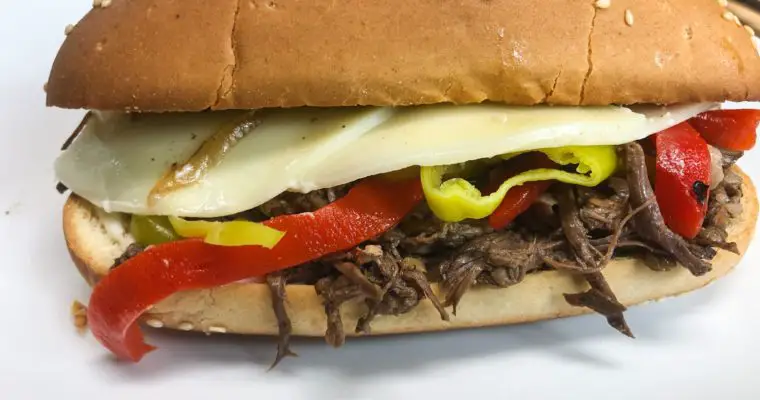 Crockpot Italian Beef Sandwiches