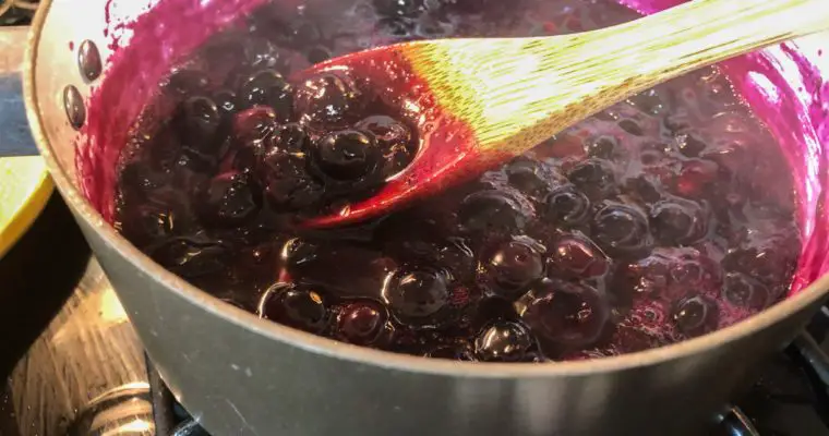 Homemade Blueberry Pie Filling