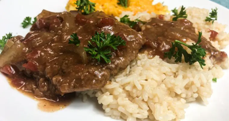 Crockpot Cube Steak & Gravy