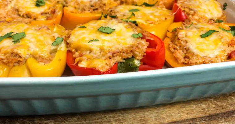 Chicken Fajita Stuffed Bell Peppers