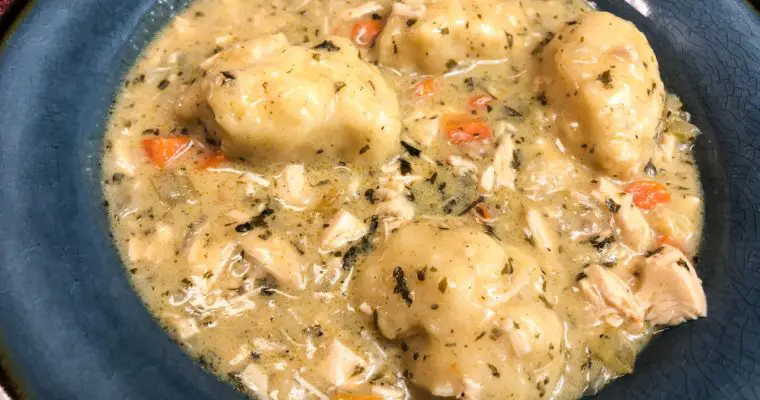 Easy Chicken & Dumplings Recipe