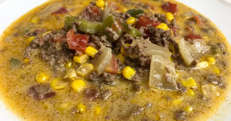 Beefy Nacho Soup Recipe