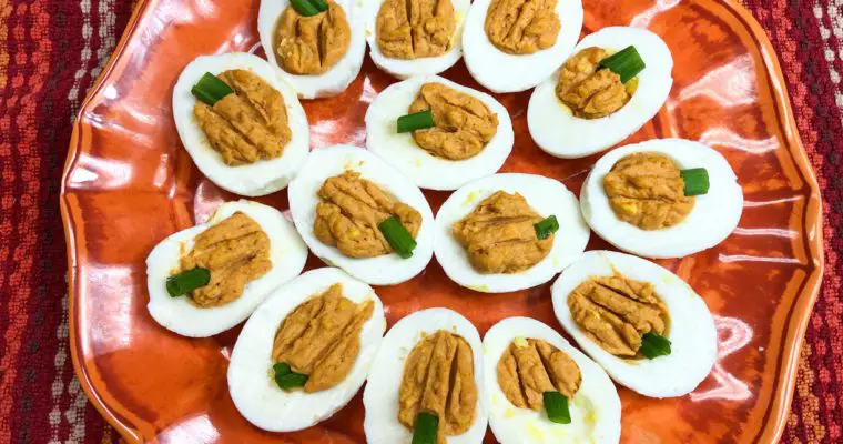 Thanksgiving Deviled Eggs