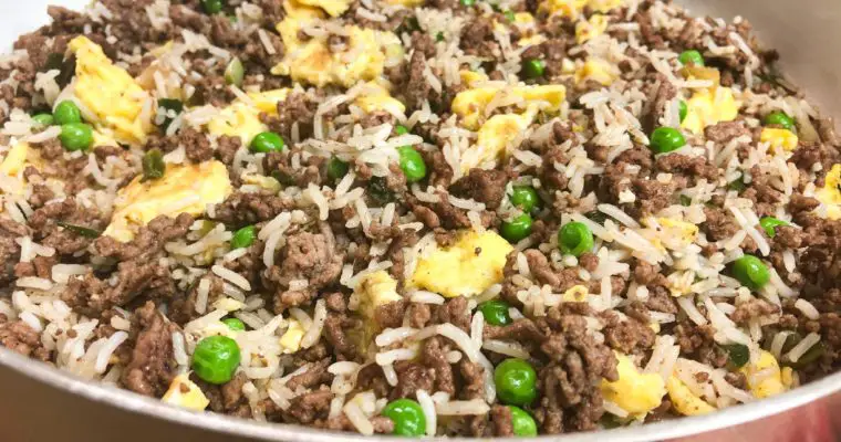 Ground Beef Teriyaki Fried Rice