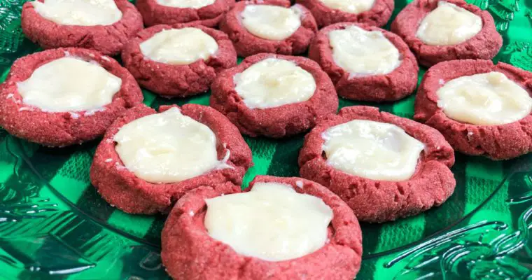 Red Velvet Cream Cheese Cookies