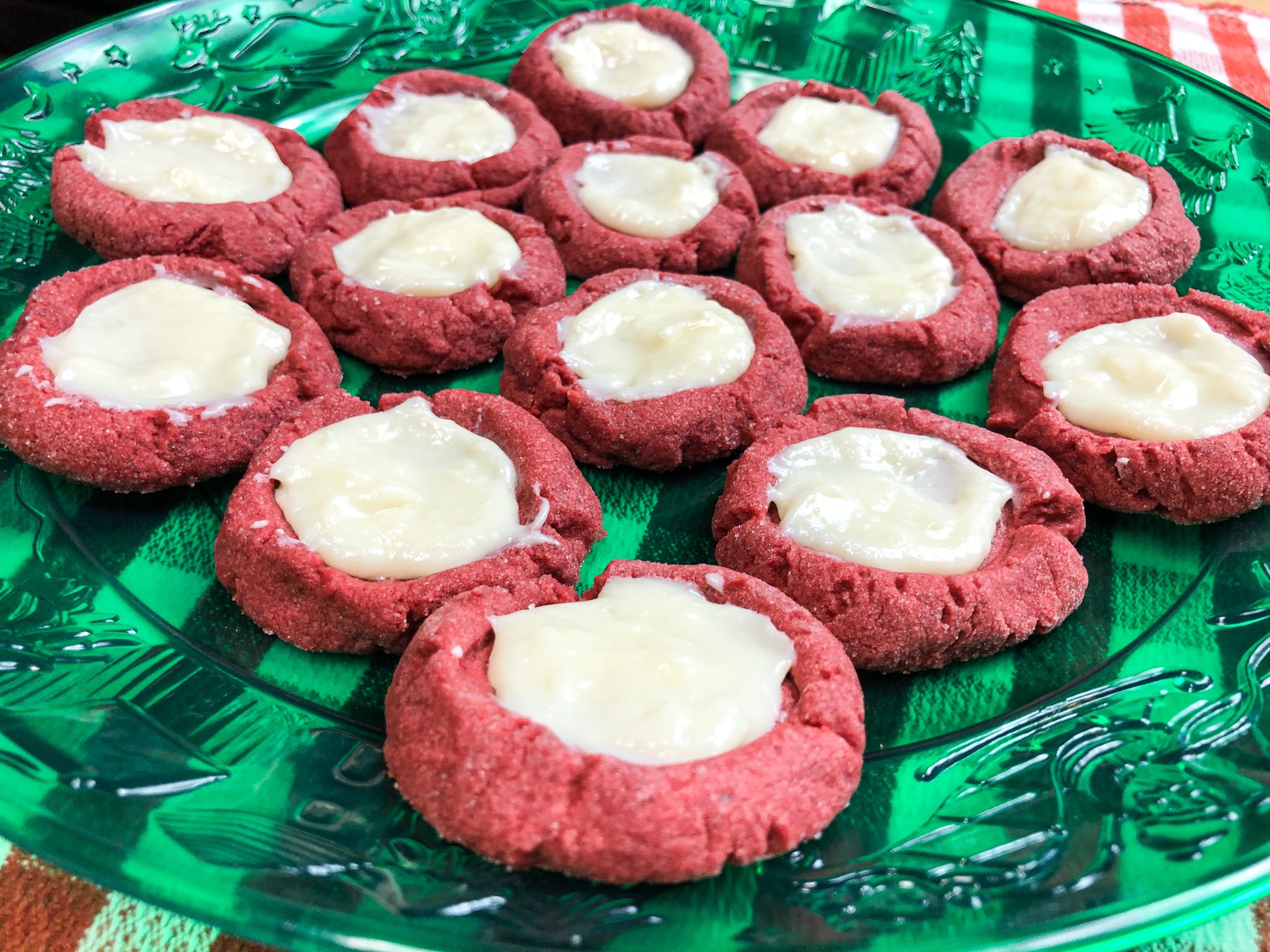 Red Velvet Cream Cheese Cookies Catherine's Plates