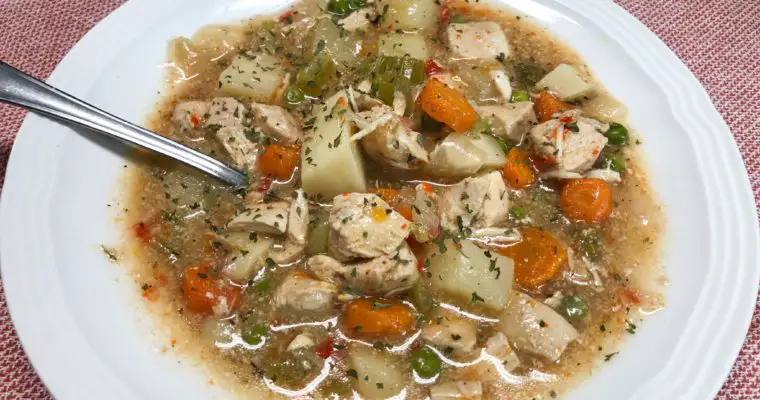 Crockpot Creamy Chicken Stew