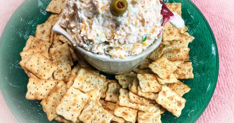 Olive Pimento Cheese Spread Appetizer