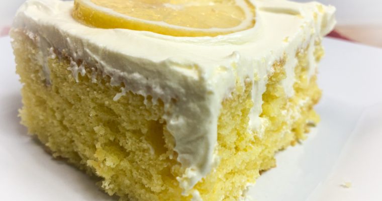 The Best Triple Lemon Poke Cake