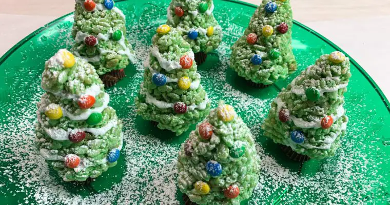 Rice Krispies Christmas Trees